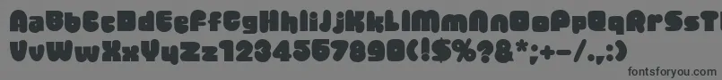 Jellybean Font – Black Fonts on Gray Background