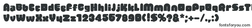 Шрифт Jellybean – широкие шрифты