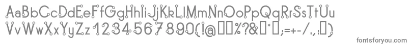TipoisRegular Font – Gray Fonts on White Background