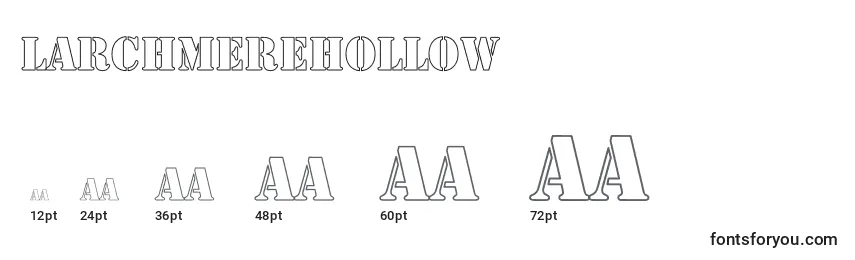 Larchmerehollow Font Sizes