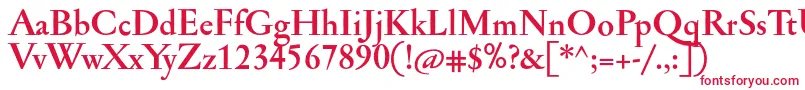 JannonmedBold Font – Red Fonts