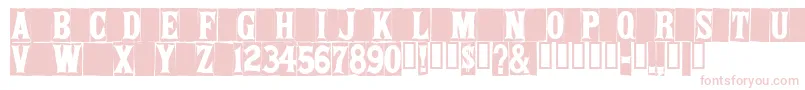 Springfieldtablets Font – Pink Fonts on White Background