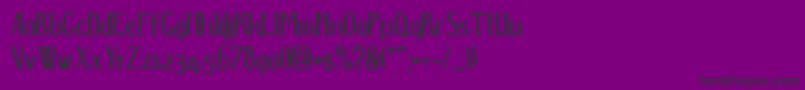 D spenser-fontti – mustat fontit violetilla taustalla
