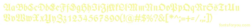 WieynkfrakturBold Font – Yellow Fonts