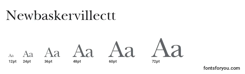 Newbaskervillectt Font Sizes