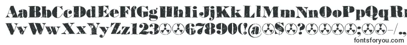 Шрифт Element120Demo – разрушенные шрифты