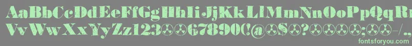 More about Element120Demo Font Element120Demo Font – Green Fonts on Gray Background