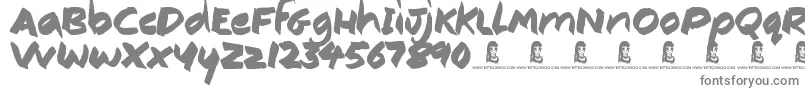 フォントConsistencyMeasures – 白い背景に灰色の文字