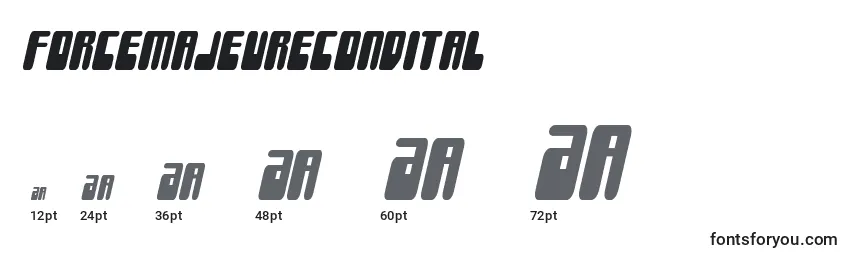 Forcemajeurecondital Font Sizes
