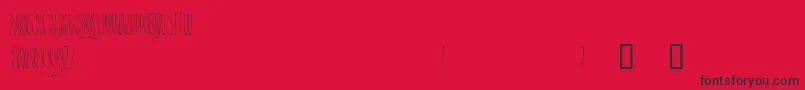 SwiftDeath Font – Black Fonts on Red Background