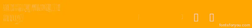 Шрифт SwiftDeath – розовые шрифты на оранжевом фоне