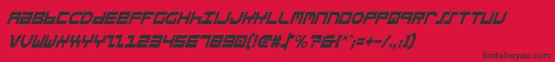 Stuntv2ci Font – Black Fonts on Red Background