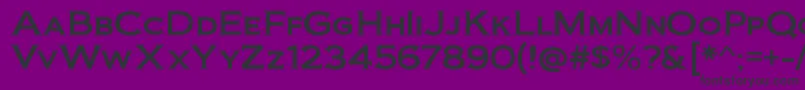 BiondirgRegular Font – Black Fonts on Purple Background