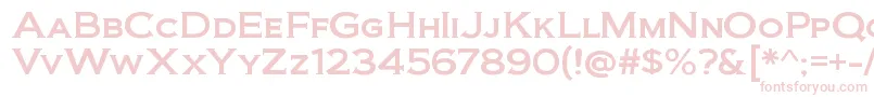 BiondirgRegular Font – Pink Fonts on White Background