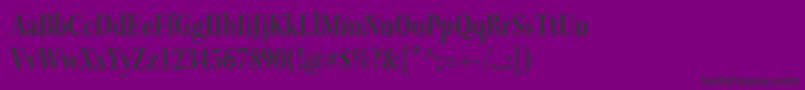 KeplerstdSemiboldcnsubh Font – Black Fonts on Purple Background