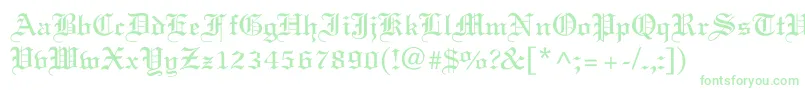 Old English Font – Green Fonts