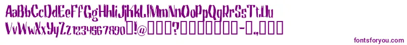 Motrg-fontti – violetit fontit