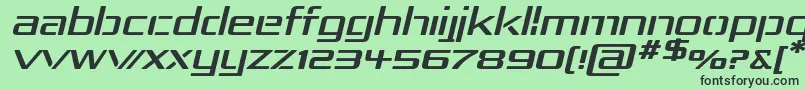 Rep4expi Font – Black Fonts on Green Background