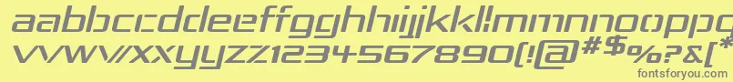 Rep4expi Font – Gray Fonts on Yellow Background
