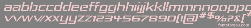 Rep4expi Font – Pink Fonts on Gray Background
