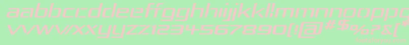 Rep4expi Font – Pink Fonts on Green Background