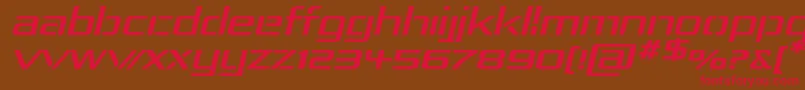 Rep4expi Font – Red Fonts on Brown Background