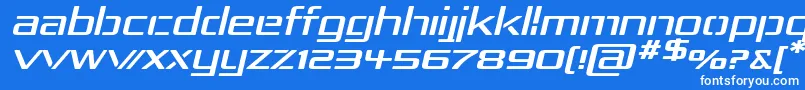 Rep4expi Font – White Fonts on Blue Background