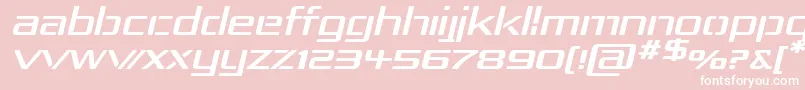 フォントRep4expi – ピンクの背景に白い文字