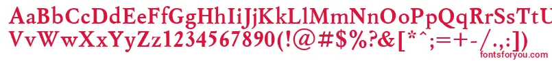 MyslBoldCyrillic Font – Red Fonts