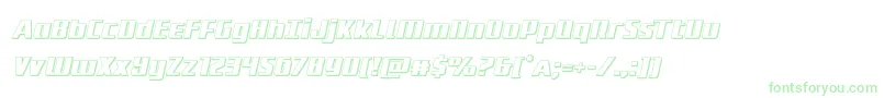 Weitere Informationen zur Subadai3Dital-Schriftart Subadai3Dital-Schriftart – Grüne Schriften auf weißem Hintergrund