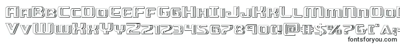 Шрифт Greasegunchrome – буквенные шрифты