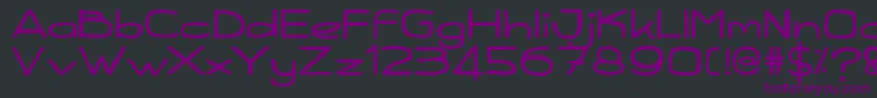 Kiddy Font – Purple Fonts on Black Background