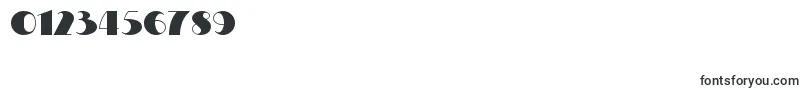 Miltonburlesquenf Font – Fonts for Numbers and Digits