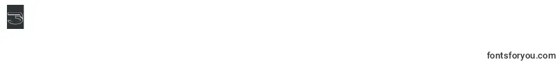 RaynalizHollowInverse Font – Fonts for Digit 3