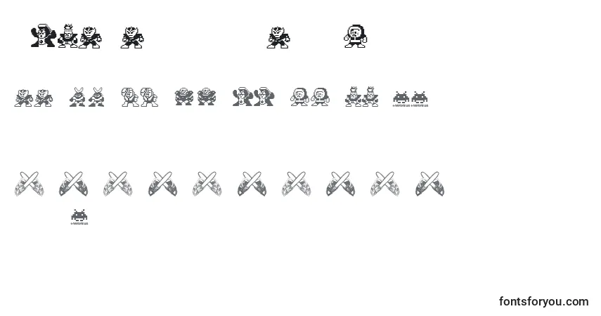 Megaman.Villianz.Fontvir.Us Font – alphabet, numbers, special characters