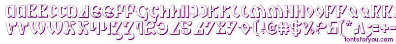 Weitere Informationen zur PiperPie3D-Schriftart PiperPie3D-Schriftart – Violette Schriften
