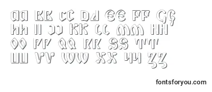 PiperPie3D Font