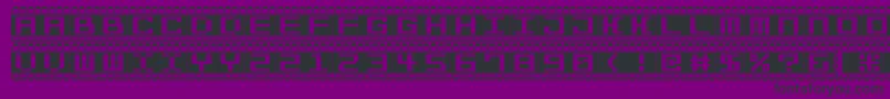 Więcej informacji o czcionce Bitlines15srb Czcionka Bitlines15srb – czarne czcionki na fioletowym tle