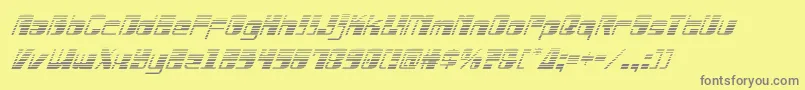 Weitere Informationen zur Drosselmeyergradital-Schriftart Drosselmeyergradital-Schriftart – Graue Schriften auf gelbem Hintergrund
