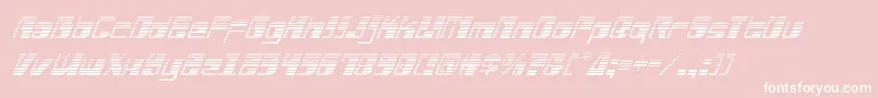 フォントDrosselmeyergradital – ピンクの背景に白い文字