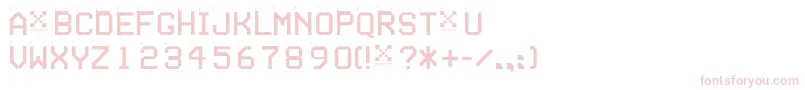 TseriesA Font – Pink Fonts on White Background