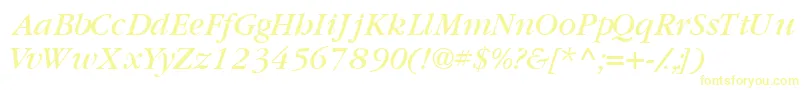 GaramondbooksskItalic Font – Yellow Fonts