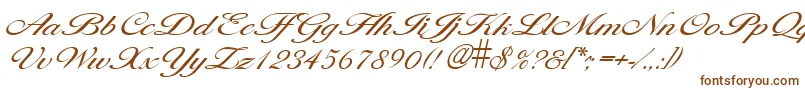 Шрифт LarisimalightRegular – коричневые шрифты