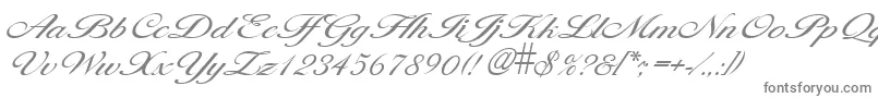 Шрифт LarisimalightRegular – серые шрифты на белом фоне