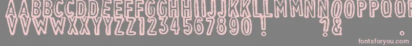 VintageFind Font – Pink Fonts on Gray Background