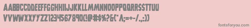 Grimghostbold Font – Gray Fonts on Pink Background