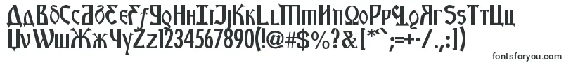 Шрифт KremlinStarets – античные шрифты