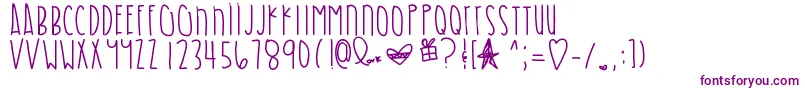 Shadesofblue Font – Purple Fonts