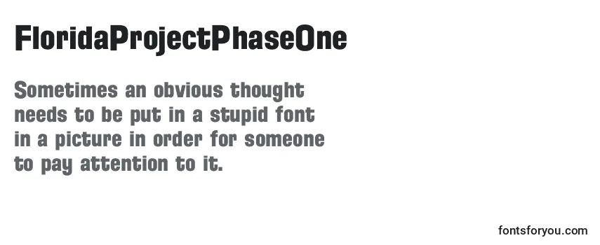 FloridaProjectPhaseOne Font