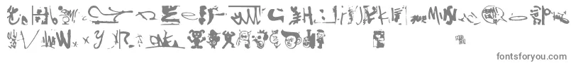 Shinjuku-Schriftart – Graue Schriften
